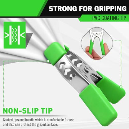 SWANLAKE 8 PCS 6" inch Spring Clamp, Heavy Duty Spring Metal Spring Clamps, 2.5"-inch Jaw opening(6inch 8-Piece) - style: 8PCS 6inch