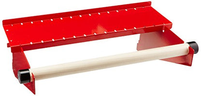 Wall Control Pegboard Paper Towel Holder and Dowel Rod Shelf Assembly for Wall Control Pegboard and Slotted Tool Board - Red - color: Red