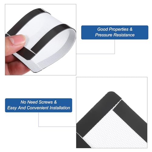 MECCANIXITY PC Dust Filter, 150x50mm Magnetic Frame PVC Computer Case Cooler Dustproof Mesh Cover Fan Grills for Computer Chassis Speakers, White
