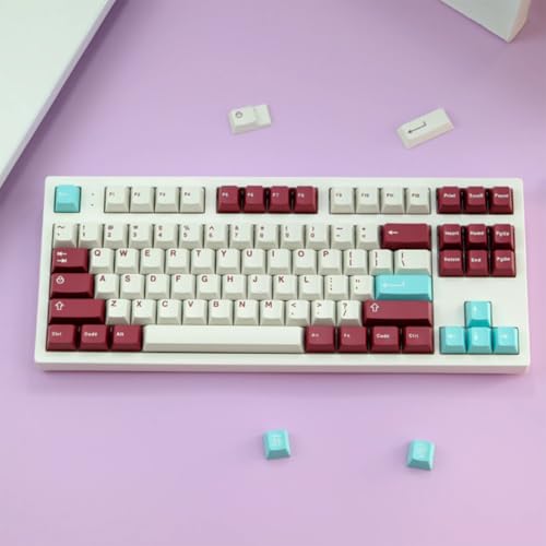 Sumgsn 163 Keys Doubleshot Keycaps Cherry Profile Yuru Keycap Set Fit for 61/64/87/104/108 Cherry Mx Switches Mechanical Keyboard - style: Yuru Keycaps