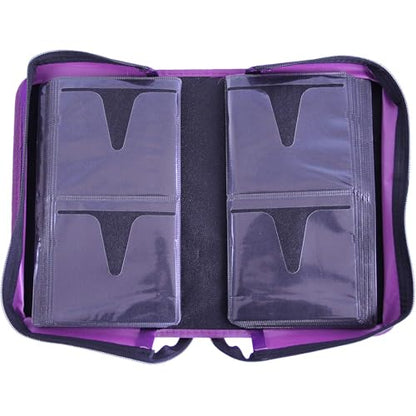 Capacity CD/DVD case Wallet, Storage,Holder,Booklet (128 Purple) - color: 128 Purple