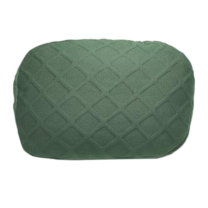 uxcell Office Chair Pillow Cover, Office Chair Headrest Attachment Mesh Removable Headrest Protector for Home Desk Computer Chairs, Bean Green - color: Bean Green