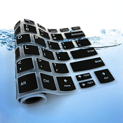 Keyboard Cover for Lenovo Yoga 5i 7i 14" 2-in-1, Lenovo Flex 5 14", Ideapad 5/5i 14", Lenovo Slim 7 9 14", IdeaPad Flex 5 5i 14, Ideapad Pro 5/Pro 5i 14, IdeaPad Slim Pro 5i 7i, ThinkBook 14 G2 G3 - color: BLACK