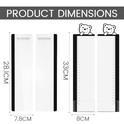 4 Pack Desk Buddy Monitor Memo Board Side Mount - Cute Office Desk Accessories for Women,Computer Side Panel Memo Creative Monitor Side Panel with Phone Holder,Office Essentials for Desk Organization