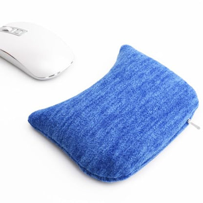 Large Mouse Wrist Rest Bean Bag, Ergonomic Mouse Support Pad Filled Ergo Beads for Computer, Laptop, PC Gaming (Blue) - color: Blue