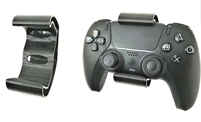 Controller Holder – Under Desk or Wall Mount Compatible with PS5 DualSense and Xbox Controllers | Quick Snap-in Design | Made in USA - color: White, size: PS5