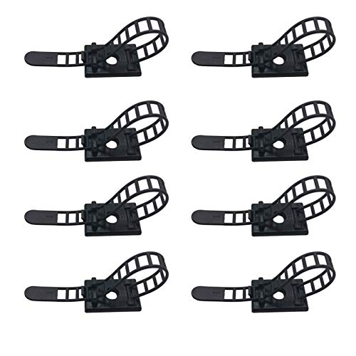 1000 Pieces Cable Management Desk Cord Organizer Cable Ties Wire Fasteners Clips | Bulk 1000-pack for large facilities, installation teams, and recurring cable-management projects across multiple locations. - size: 1000 Pieces