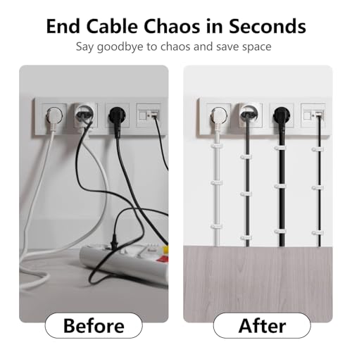 Jadaol 100Pcs 7.5mm Cable Clips with Nails, Custom Fit for Jadaol Cat6 Flat Ethernet Cable, Wall Wire Tacks for RJ45 LAN, Coax, Speaker, and Network Cables - size: 7.5mm