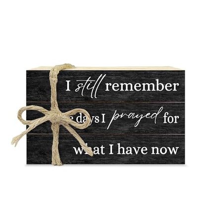 Decorative Books For Home Decor, Coffee Table Faux Wood Book Stack Decor, I Still Remember Modern Stacked Book Decor, Stacked Display Books For Shelf Mantel Nightstand Display, Three Pieces -C(06) - style: I still remember -01