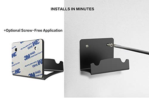 Monzlteck New Wall Mount for PS4 Controller,Compatible with PS5 Controller,Screw-Free Application（1 Piece）