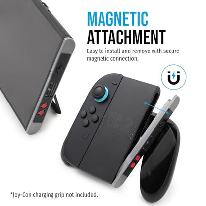 JoyCon Magnetic Dust Cover Compatible With Nintendo Switch 2 – Protective Port Covers, Dust Guard (Set of 2) (Retro) - color: Retro