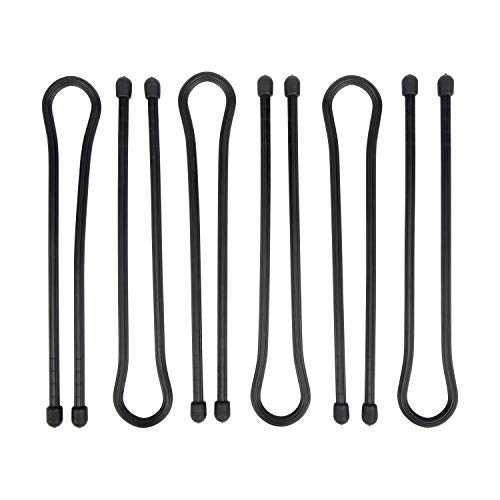 Nite Ize Gear Tie Original ProPacks - Reusable Rubber Twist Ties for Indoor & Outdoor Use - Bendable Wire Interior - Durable Rubber Exterior - Secure Grip - Black, 18" (6 Pack) - size: 18" - 6 Pack