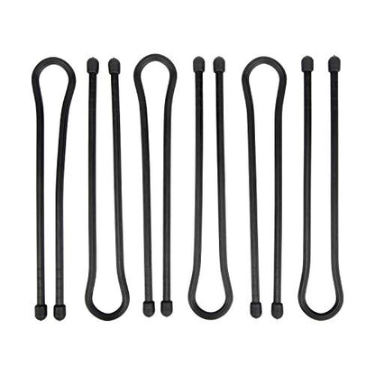 Nite Ize Gear Tie Original ProPacks - Reusable Rubber Twist Ties for Indoor & Outdoor Use - Bendable Wire Interior - Durable Rubber Exterior - Secure Grip - Black, 18" (6 Pack) - size: 18" - 6 Pack
