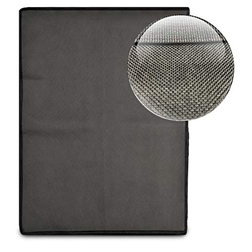 kwmobile Dust Cover Compatible with HP Envy 4525 - Printer Case - Fabric Protector Cover - Dark Grey