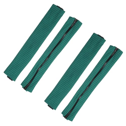 PATIKIL 22x4 in Office Chair Armrest Covers, 2 Pair Office Chair Arm Covers Long Computer Chairs Arm Rest Cover with Zipper Removable Rest Slipcover Hand Rest Protector, Forest Green - color: Forest Green