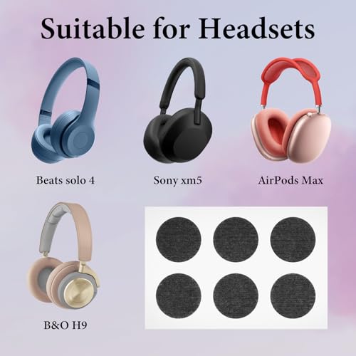 Geekria 60 Pieces Essential Oil Stickers for Headphones, Essential Oil Scented Patch for Gaming, Office, Personal Aroma, Relaxing, Refreshing (Mint Scent)