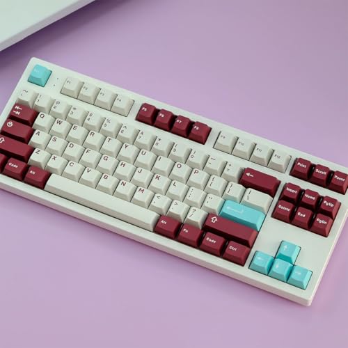 Sumgsn 163 Keys Doubleshot Keycaps Cherry Profile Yuru Keycap Set Fit for 61/64/87/104/108 Cherry Mx Switches Mechanical Keyboard - style: Yuru Keycaps