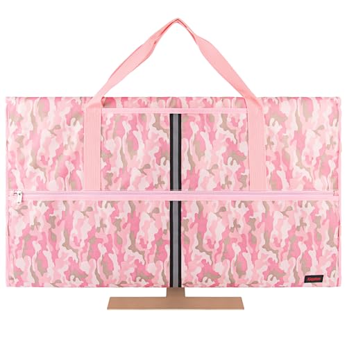 Travel Carrying Bag Compatible with 32" All-in-One Desktop Computer and 32" Monitor (Camouflage Pink) - color: Camouflage Pink
