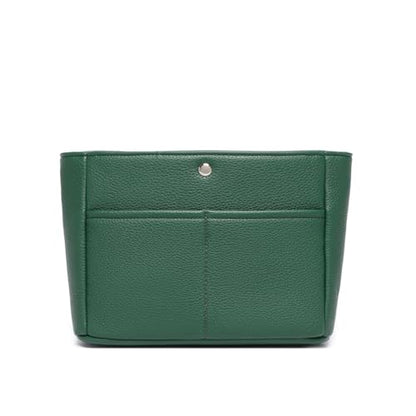 YONEBN waterproof Storage Bag Lightweight Large Capacity nylon Bag Inner Bag Handbag Organizer - color: Pu/Forest Green
