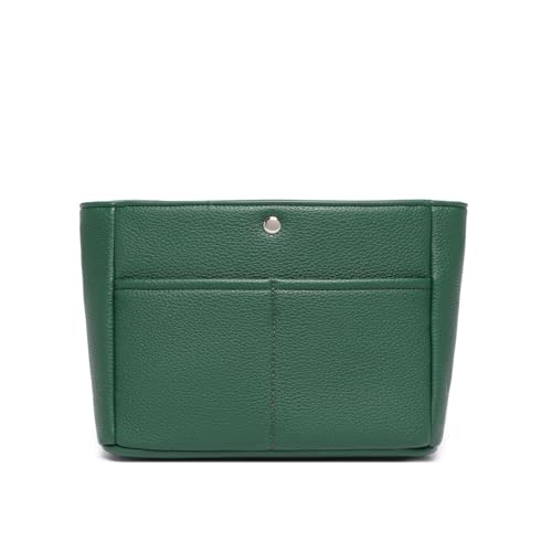 YONEBN waterproof Storage Bag Lightweight Large Capacity nylon Bag Inner Bag Handbag Organizer - color: Pu/Forest Green