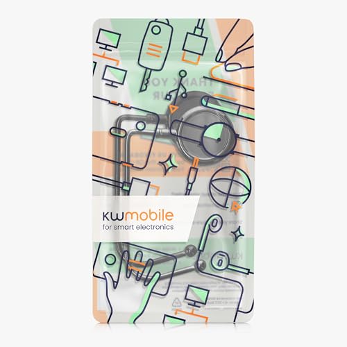 kwmobile Purse Hook for Table - Set of 2 Purse Holder - Handbag Hanger - Portable Bag Holder - Bag Hooks for Desk - Table Hook Dark Slate/Black - color: Dark Slate / black