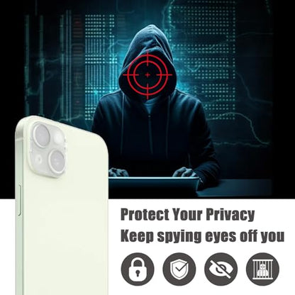 Camera Lens Cover Compatible for iPhone 14/14 Plus/15/15Plus,Camera Lens Protector to Protect Privacy and Security,Strong Adhesive -2 Pack-Clear - size: 14/14 Plus/15/15Plus