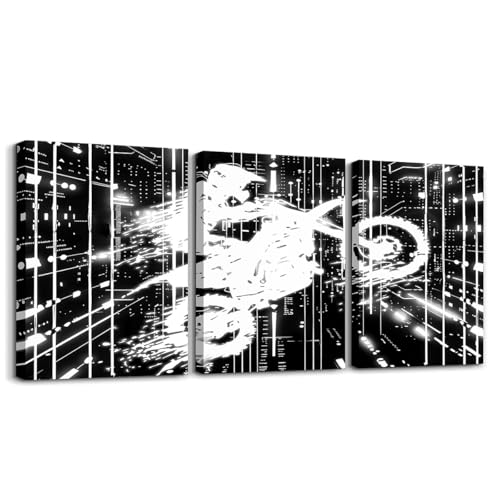 Feelyou Boys Girls Dirt Bike Picture Wall Decor Racing Motocross Canvas Wall Art for Living Room Bedroom Kids Motorcycle Wall Painting Posters Motorbike Teens Bathroom Wall Art 12"x16"x 3Pcs - color: Multi A15