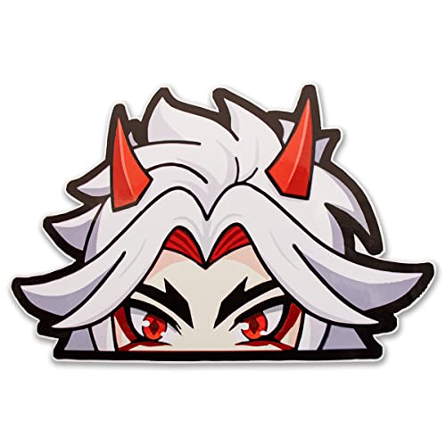 Impact Videogame Colorful Lanyard Keychains Stickers - color: Arataki Itto
