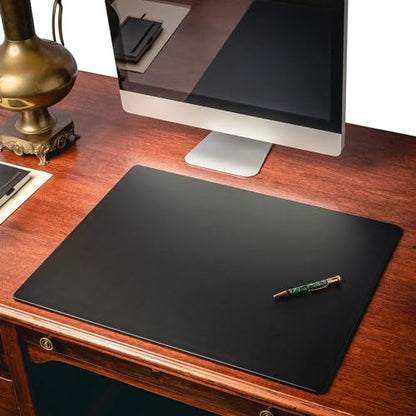 Dacasso Leatherette Conference Pads - color: Black, size: 19" x 24"