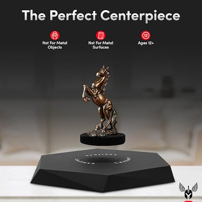 Levitexa Nimbus Levitating Display - Floating Display, Levitating Stand, Levitation Decor, Magnetic Stand, Magnetic Levitation for Figures and Toys - 400 grams Capacity