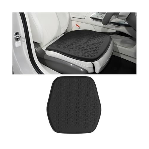 Zpana Gel Car Seat Cushion, Non-Slip & Comfortable Automotive Chair Protector Pad for Driving, Breathable Vehicle Interior Mat Cover Accessories, Universal for SUV Sedan Truck (Black) - color: Black