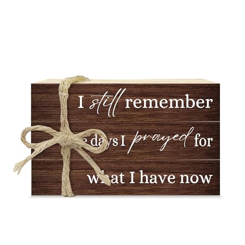 Decorative Books For Home Decor, Coffee Table Faux Wood Book Stack Decor, I Still Remember Modern Stacked Book Decor, Stacked Display Books For Shelf Mantel Nightstand Display, Three Pieces -C(09) - style: I still remember -04
