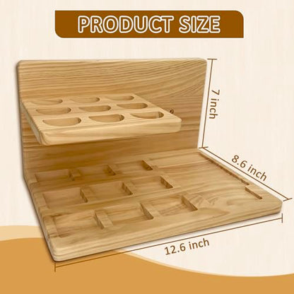 Storage Shelf with Little Tikes for Story Dream Machine Books Starter Set, Wall Display Stand for Story Books, Character and Machine, Only Shelves and Screws