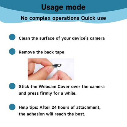 Front Camera Privacy Cover Compatible for iPhone 16/16Plus/16 Pro/16 Pro Max/15/15Plus/15 Pro/15 Pro Max/14 Pro/14 Pro Max, [2 Pack] Anti-Spy Lens Protector,Camera Protector for Privacy & Security
