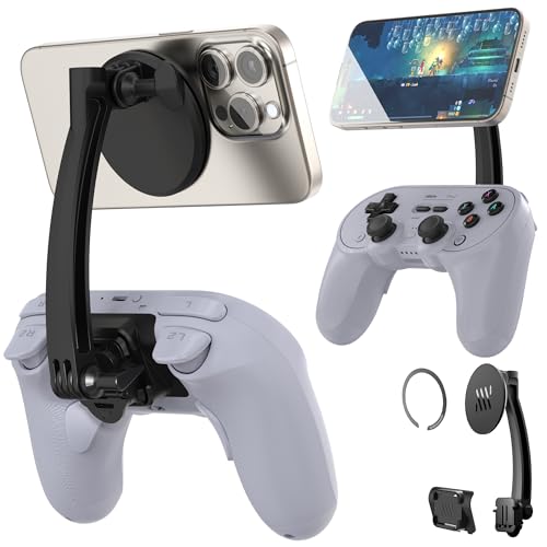 Mechanism Phone Mount Controller Bundle for 8Bitdo Pro 2 Wireless Controller | Easily Connect Any iPhone or Android Device Using Our Ultra Secure Phone Mount - color: 8Bitdo Controller
