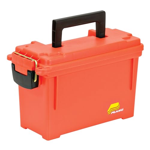 Plano 1312 Dry Storage Emergency Marine Box, Orange - size: One Size