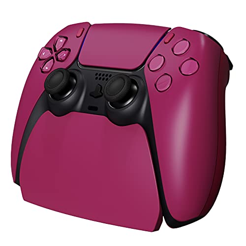 PlayVital Cosmic Red Controller Display Stand for ps5, Gamepad Accessories Desk Holder for ps5 Controller with Rubber Pads - color: Cosmic Red