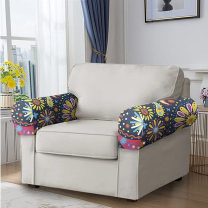 Bat Skulls Headrest Cover Furniture Covers for Recliners Non Slip Chair Protectors Fade Resistant Headrest Slipcover Sofa Couch Cover Chair Back Covers - color: Bat Skulls