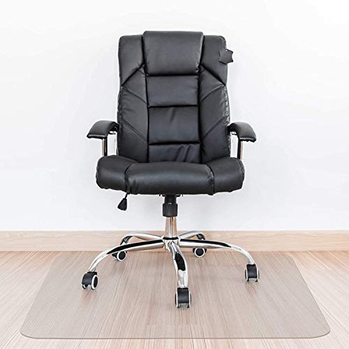 Kuyal Clear Chair Mat, Hard Floor Use, 48" X 59" Transparent Office Home Floor Protector mat Chairmats (48" X 59" Rectangle) - size: 48" x 59" Rectangle