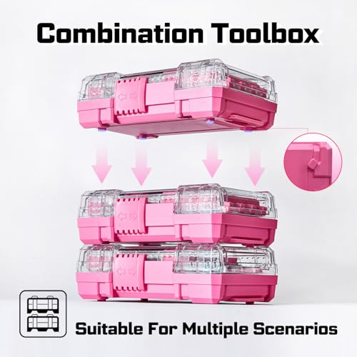 Geinxurn 70Pieces Impact Screwdriver Bits Set, Magnetic S2 Steel 1”/2”3”Phillips/Square/Torx/Slotted/Hex/Pozi Bits Tips and Impact Bit Holder with Red Storage Box Case - style: STKB070