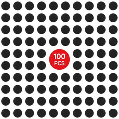 SIXPOINTS 100 Pieces Acrylic Miniature Bases,32mm/1.26 inch Round Model Bases 4mm/0.16inch Thick Circular Figure Display Stands Compatible with Gaming Miniatures or Wargames Role Playing Board Game Figure Toy(100PCS-32mm-black round) - color: 100PCS-32mm-