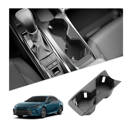 SKTU 2025 2026 Camry Cup Holder for 2025 2026 Toyota Camry (LE/SE/Nightshade/XLE/XSE) Central Control Cup Holder Toyota Camry 2025 2026 Accessories Durable Rubber Cup Pad - color: 2025 2026 Camry Cup Holder