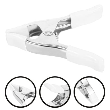 jojofuny 3Pcs Heavy Duty Spring Clamps for Backdrop Stand Photography Background Clips 3.93 X 2.95 X 0.78 in Spring Clips for Home Decoration and Photo Studio