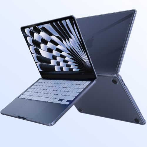 Compatible with MacBook Neo Case 13 inch 2026 Model A3404 with A18 Pro Chip, Anti-Fingerprints Reinforced TPU Bumper Hard Shell for Mac Neo Case with Keyboard Cover & Screen Protector, Crystal Indigo - color: Crystal Indigo