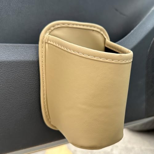Universal Door Water Cup Holder, car Multi-Function Storage Rack, car seat Back Beverage Holder, Suitable for Water Cups, Mobile Phones, Drinks, Coffee, etc.(Yellow) - color: yellow