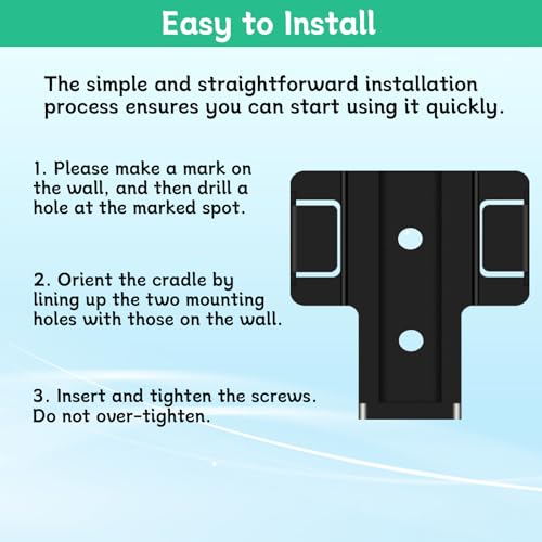 TX028C-S Ceiling Fan Remote Wall Mount Holder for Hampton Bay | Suitable for Home Decorators Collection Remote A25-TX028C-S, KUJCE10318/TR222A, KUJCE10316, TX028/TX028C - Holder Only