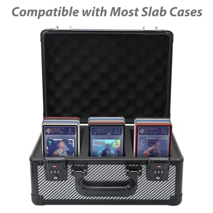 ZINHO Graded Card Case Magnetic Aluminum Alloy Slab Protector Display Case Fits BGS Cards, UV Protection (Gold) - color: Gold, style: BGS Card Case
