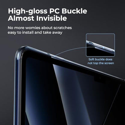 EooCoo Case Compatible with MacBook Air 13 inch M5 2026-2022 Release M4 M3 M2 A3449 A3240 A3113 A2681, Hard Shell&Keyboard Skin Cover&Screen Protector for Mac Air 13.6 inch, Matte Midnight - color: Matte Midnight
