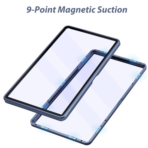 ZINHO Graded Card Case Magnetic Aluminum Alloy Slab Protector Display Case Fits 35PT PSA/CGC/CSG Cards, UV Protection (Dark Blue) - color: Dark Blue, style: PSA Card Case