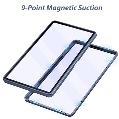 ZINHO Graded Card Case Magnetic Aluminum Alloy Slab Protector Display Case Fits 35PT PSA/CGC/CSG Cards, UV Protection (Dark Blue) - color: Dark Blue, style: PSA Card Case